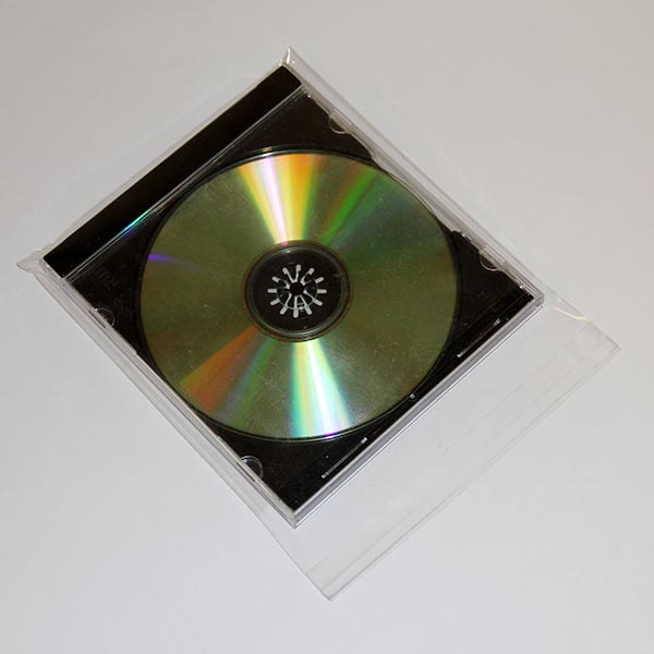 OPP Bolsas/Sobres/Fundas con Cinta Adhesiva para Estuches CD DVD